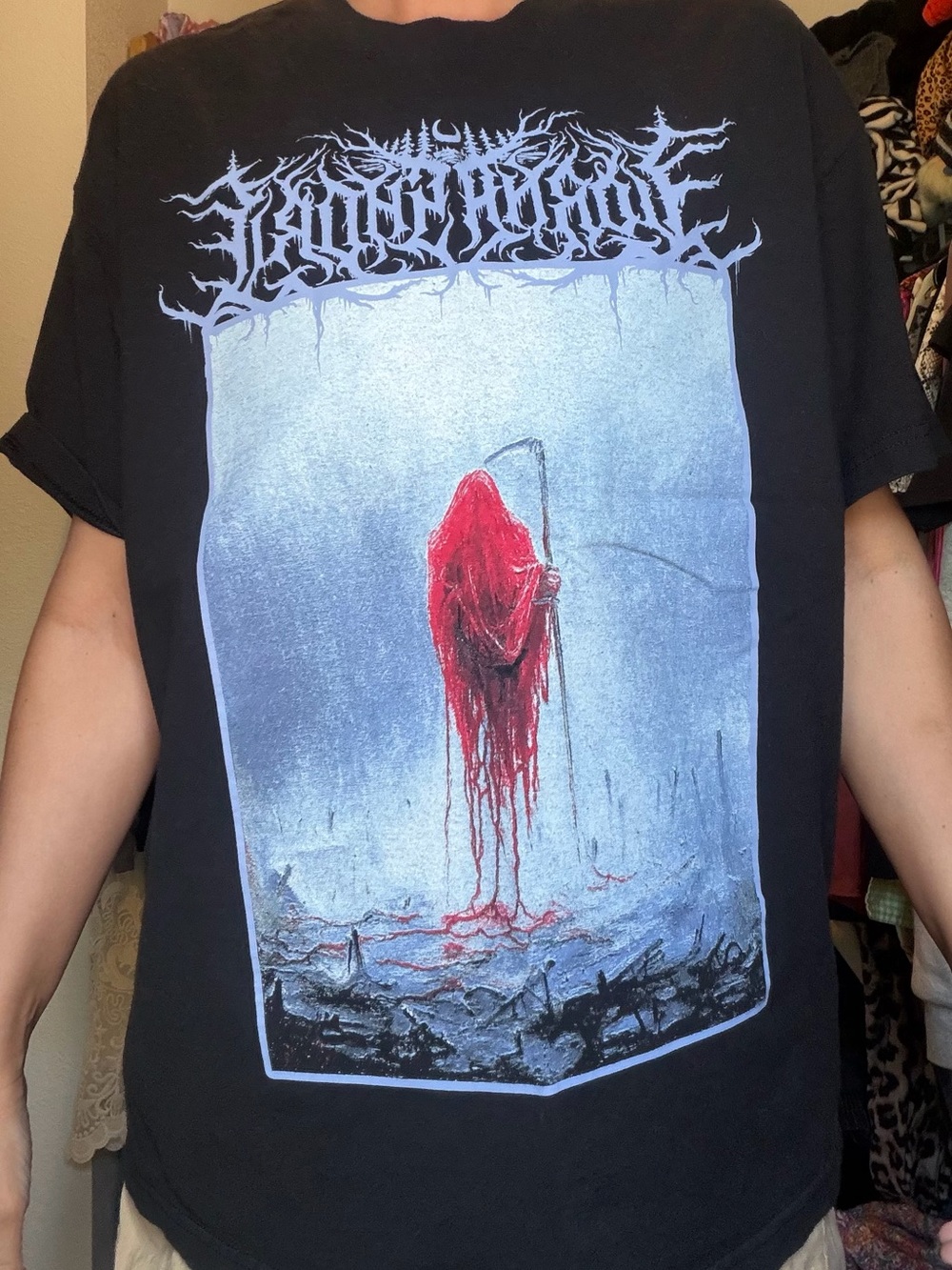 Lorna Shore Black Graphic Band Tee
